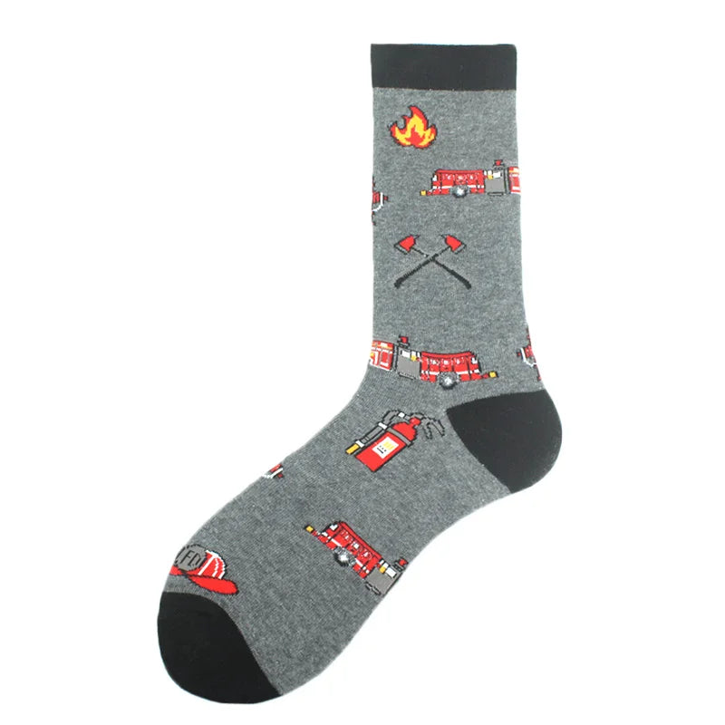 Chaussettes Hommes Unisexe Mouton Bière Dinosaure Motif