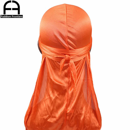 Unisexe Femmes Hommes Soie Durag Turban Chapeau