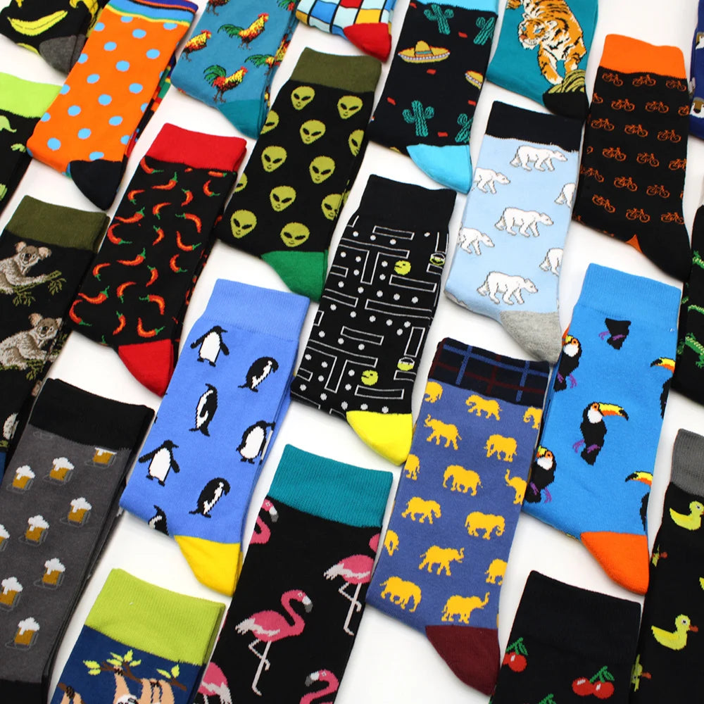 Nouveau Hiphop Coton Hommes Chaussettes