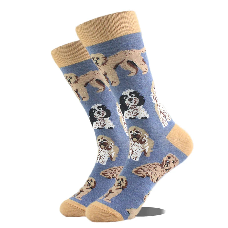 Chaussettes Hommes Unisexe Mouton Bière Dinosaure Motif