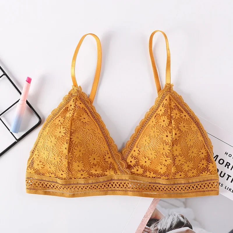 1PCS Sexy Floral Dentelle Soutien-gorge Haut Pour Les Femmes.