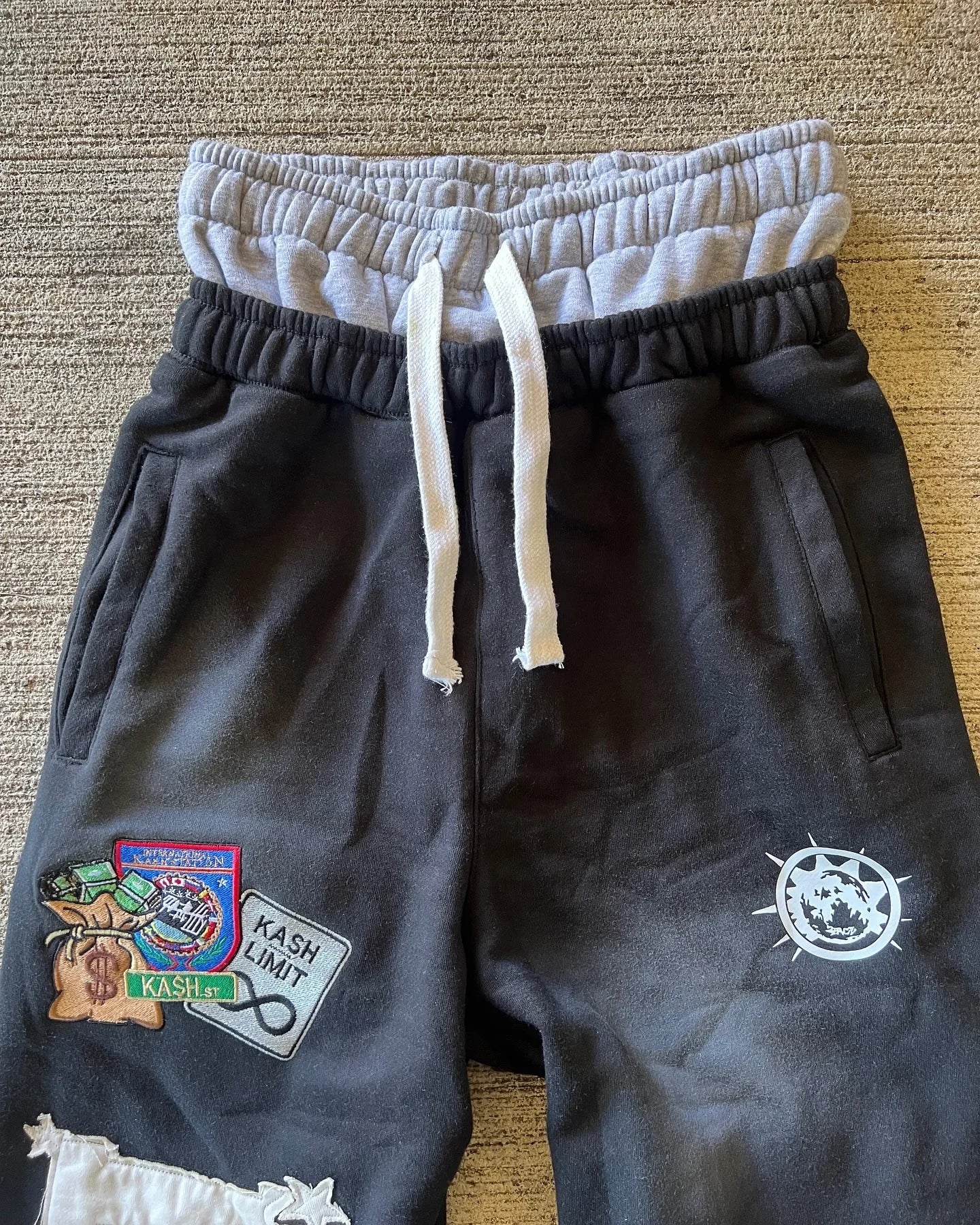 Pantalon de survêtement américain Y2K pantalons hommes gothique hip hop