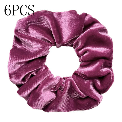 10/6 Accessoires Chouchous Cheveux Femmes Velours