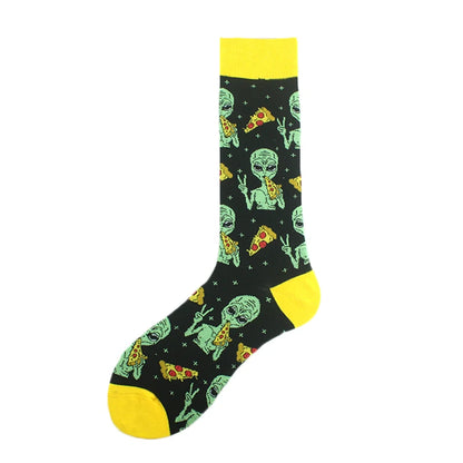 Chaussettes Hommes Unisexe Mouton Bière Dinosaure Motif