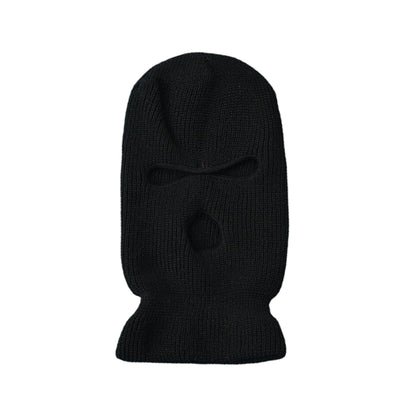 Moto coupe-vent intégral en tricot Chapeaux personnalisés SkiMask Hommes Chaud Laine Cagoule