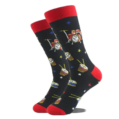 Chaussettes Hommes Unisexe Mouton Bière Dinosaure Motif