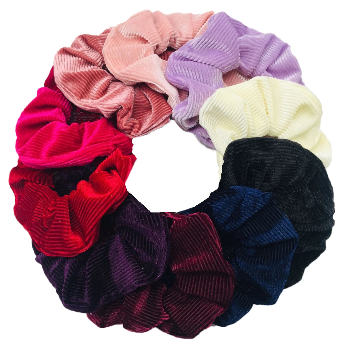 10/6 Accessoires Chouchous Cheveux Femmes Velours