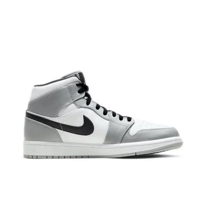 Nike Air Jordan 1 Homme formateurs Coupe Moyenne Chaussures De Basket-ball Blanc