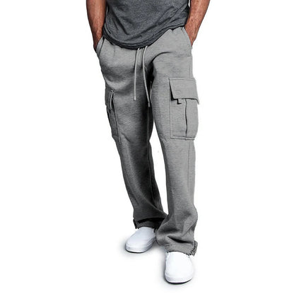 Pantalons de survêtement pour hommes Pantalon de jogging à coupe droite