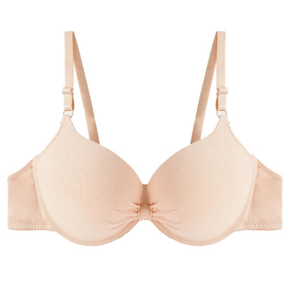 Sexy Femmes Coton Push Up Soutien-gorge Froncené.