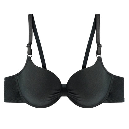 Sexy Femmes Coton Push Up Soutien-gorge Froncené.