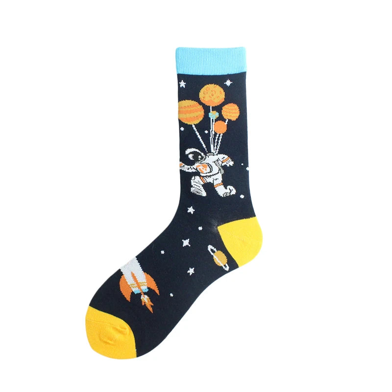 Chaussettes Hommes Unisexe Mouton Bière Dinosaure Motif