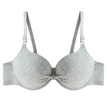 Sexy Femmes Coton Push Up Soutien-gorge Froncené.