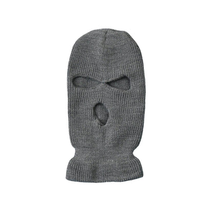 Moto coupe-vent intégral en tricot Chapeaux personnalisés SkiMask Hommes Chaud Laine Cagoule