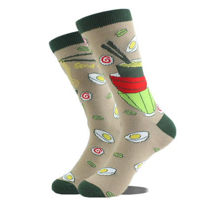 Chaussettes Hommes Unisexe Mouton Bière Dinosaure Motif