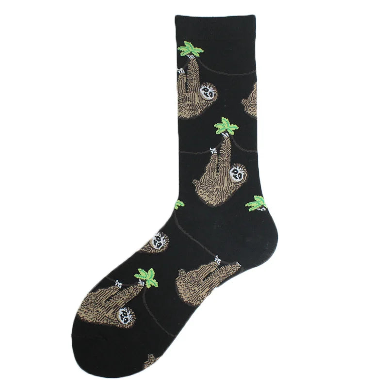 Chaussettes Hommes Unisexe Mouton Bière Dinosaure Motif