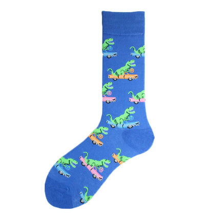 Chaussettes Hommes Unisexe Mouton Bière Dinosaure Motif