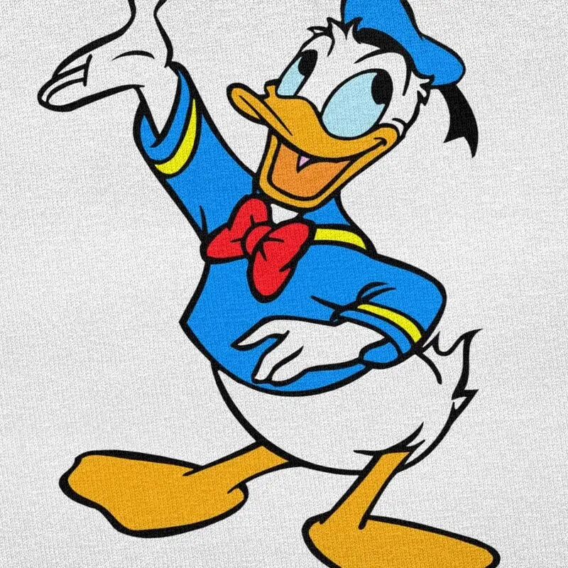 Hommes Donald Duck Dessin Animé T-Shirt À Manches Courtes En Coton T-shirt Streetwear T-shirt Décontracté Tees Vêtements Amples