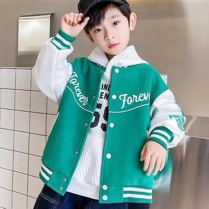 Automne Veste Baseball Costume Vêtements Pour Ados Matelassés Manteaux Veste En Coton