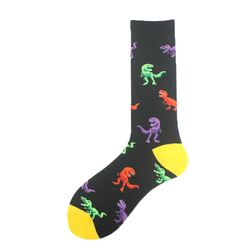 Chaussettes Hommes Unisexe Mouton Bière Dinosaure Motif