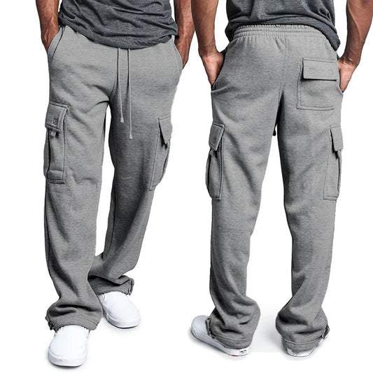 Pantalons de survêtement pour hommes Pantalon de jogging à coupe droite