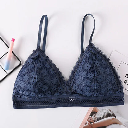 1PCS Sexy Floral Dentelle Soutien-gorge Haut Pour Les Femmes.