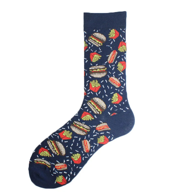 Chaussettes Hommes Unisexe Mouton Bière Dinosaure Motif