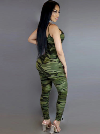 pantalon long pour femmes mode sexy casual camouflage