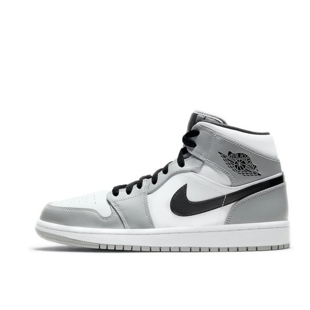 Nike Air Jordan 1 Homme formateurs Coupe Moyenne Chaussures De Basket-ball Blanc