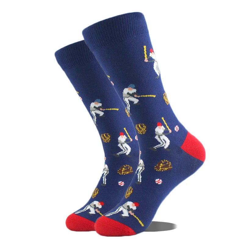 Chaussettes Hommes Unisexe Mouton Bière Dinosaure Motif