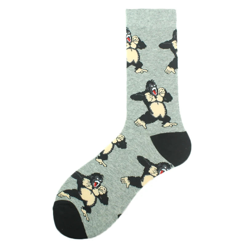 Chaussettes Hommes Unisexe Mouton Bière Dinosaure Motif