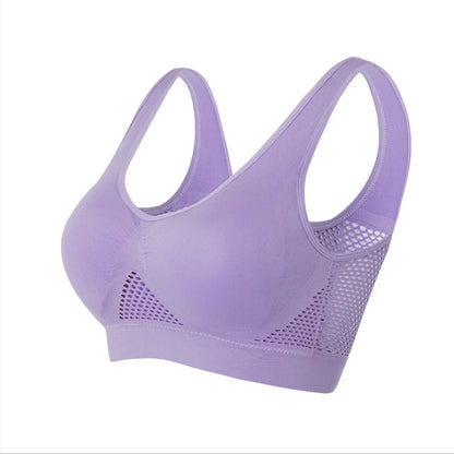 Seamless Mesh Femmes Sports Soutiens-gorge Fitness Gym.