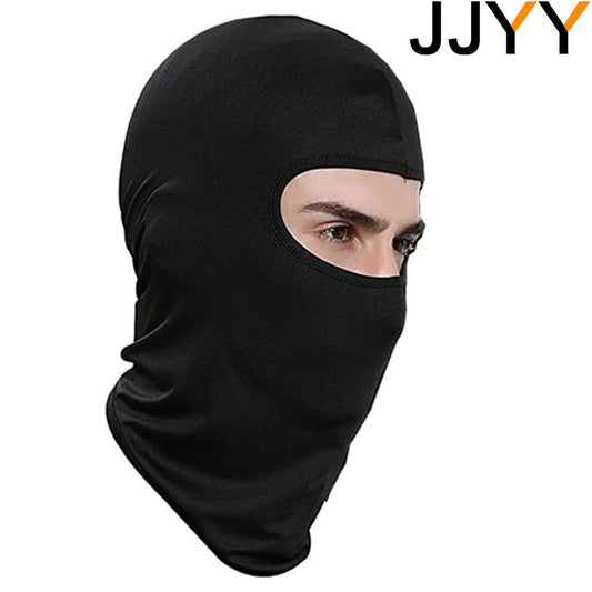 Cagoule Masque Coupe-vent Visage complet Cou lait soie Coton Ninja