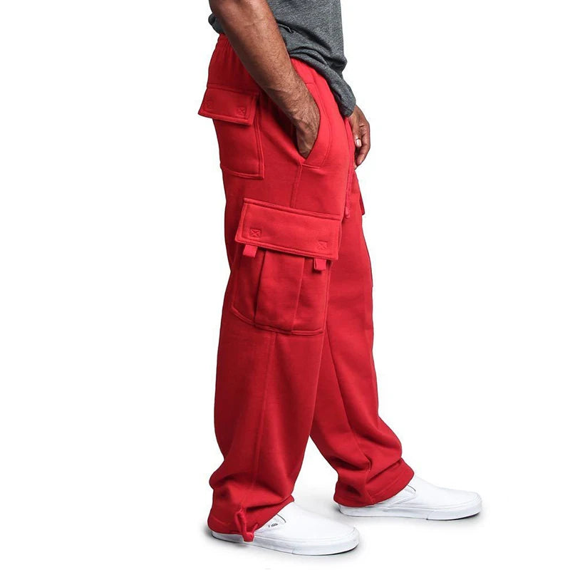 Pantalons de survêtement pour hommes Pantalon de jogging à coupe droite