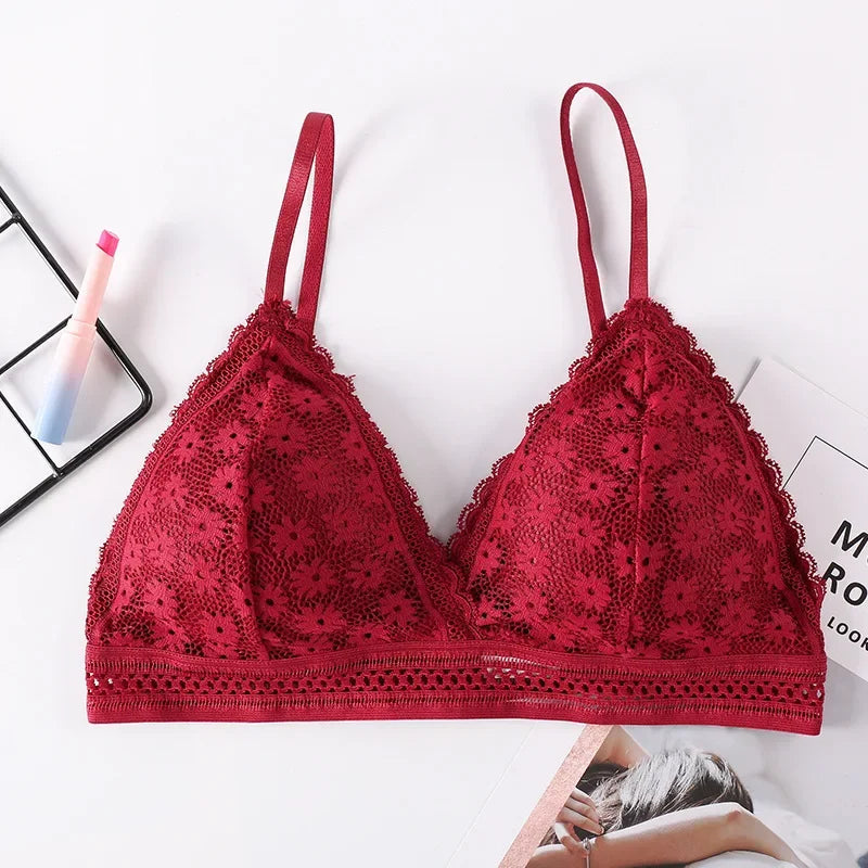 1PCS Sexy Floral Dentelle Soutien-gorge Haut Pour Les Femmes.