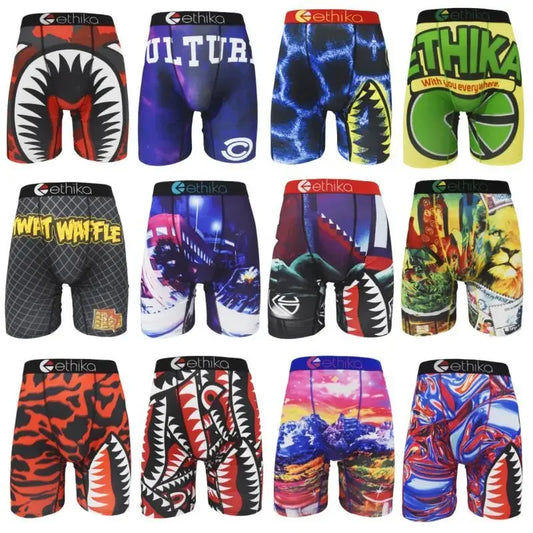 ETHIKA Sous-vêtements Homme Boxer Slips Été Surf Sexy