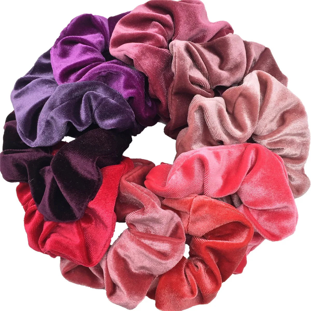 10/6 Accessoires Chouchous Cheveux Femmes Velours