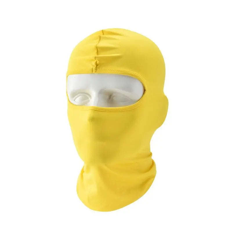 Cagoule Masque Coupe-vent Visage complet Cou lait soie Coton Ninja